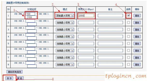 TP-Link无线wifi宽带限速怎么设置  第4张
