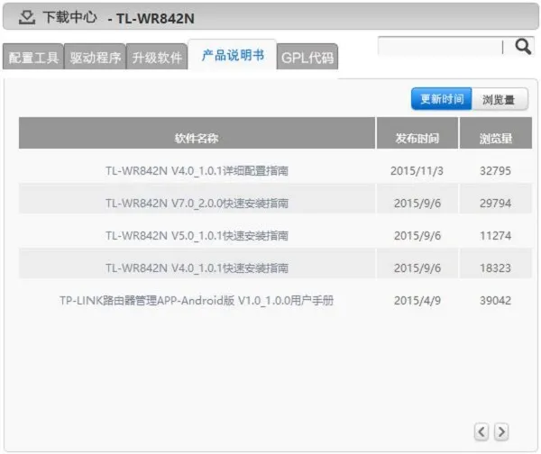 TP-Link TL-WR842N使用说明书下载  第1张