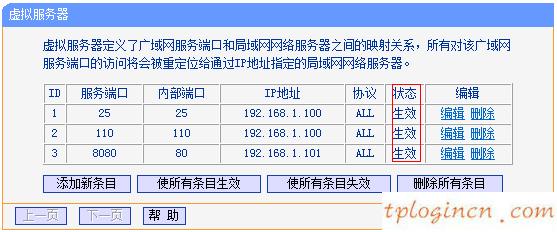 wifitplink845怎么映射服务器到外网  第9张