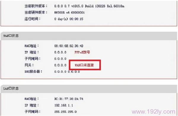 路由器wan口未连接是什么意思_  第1张