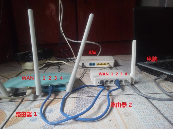 一根网线可以接两个无线路由器吗？  第9张